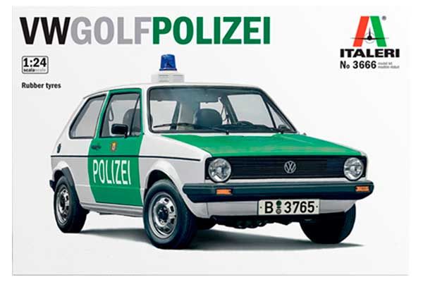 VW Golf Polizei (Italeri 3666) 1/24