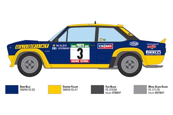 FIAT 131 Abarth Rally OLIO FIAT (Italeri 3667) 1/24