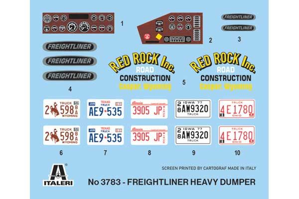 Тяжелый самосвал Freightliner (Italeri 3783) 1/24