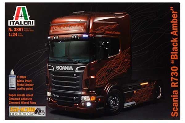 Scania R730 ''Black Amber'' (Italeri 3897) 1/24 Scania R730 ''Black Amber'' (Italeri 3897) 1/24