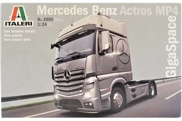 Mercedes Benz Actros MP4 Gigaspace (Italeri 3905) 1/24 Mercedes Benz Actros MP4 Gigaspace (Italeri 3905) 1/24