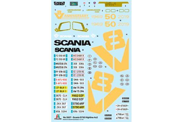 Scania S730 HIGHLINE 4x2 (Italeri 3927) 1/24