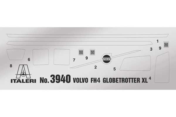 Volvo FH4 Globetrotter XL (Italeri 3940) 1/24