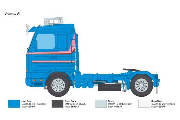 Scania R143 M 500 Streamline 4x2 (Italeri 3950) 1/24