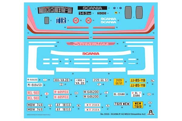 Scania R143 M 500 Streamline 4x2 (Italeri 3950) 1/24