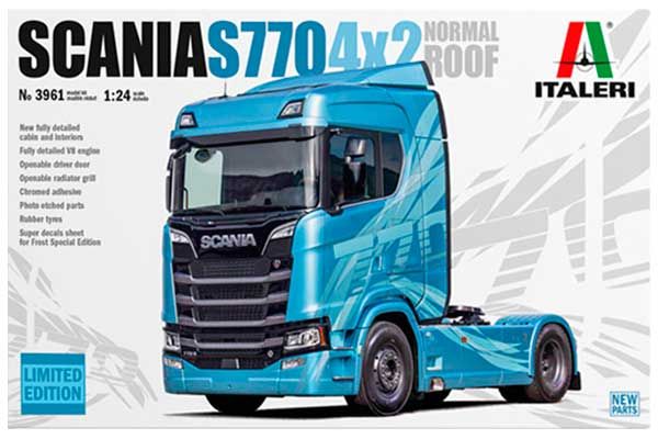 Scania S770 4x2 Normal Roof (Italeri 3961) 1/24 Scania S770 4x2 Normal Roof (Italeri 3961) 1/24