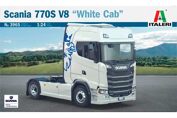 Scania 770 S V8 "White Cab" (Italeri 3965) 1/24 Scania 770 S V8 "White Cab" (Italeri 3965) 1/24