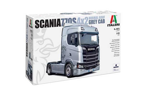 Scania S770 4x2 Normal Roof "Grey Cab" (Italeri 3971) 1/24