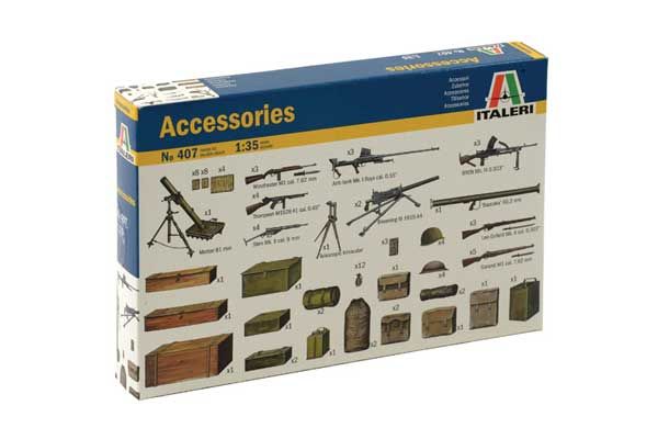 Аксесуари (Italeri 407) 1/35
