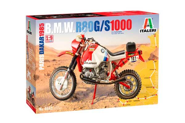 B.M.W. R80 G/S 1000 Paris Dakar 1985 (Italeri 4641) 1/9