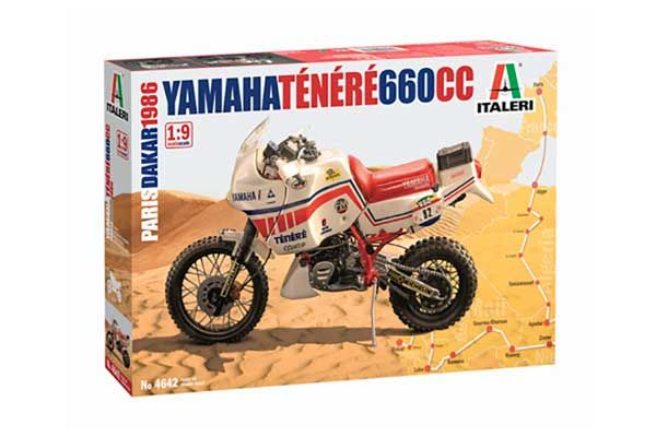 YAMAHA Ténéré 660cc Paris Dakar 1986 (Italeri 4642) 1/9