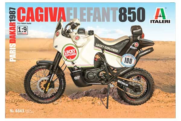 Cagiva Elefant 850 Paris-Dakar 1987 (Italeri 4643) 1/9