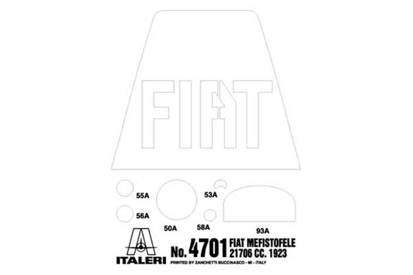 FIAT Mefistofele 21706 c.c. (Italeri 4701) 1/12