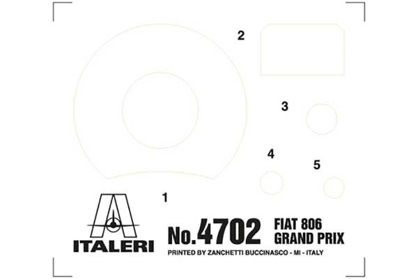FIAT 806 GRAND PRIX (Italeri 4702) 1/12
