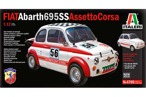 FIAT Abarth 695SS Assetto Corsa (Italeri 4705) 1/12