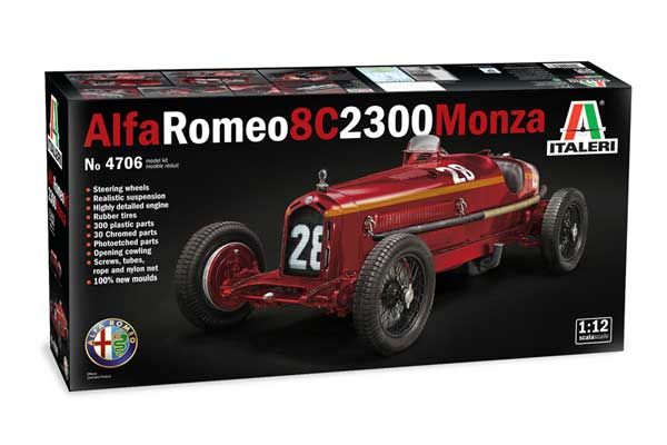 ALFA ROMEO 8C 2300 Monza (Italeri 4706) 1/12