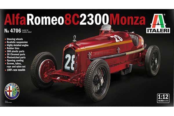 ALFA ROMEO 8C 2300 Monza (Italeri 4706) 1/12 ALFA ROMEO 8C 2300 Monza (Italeri 4706) 1/12