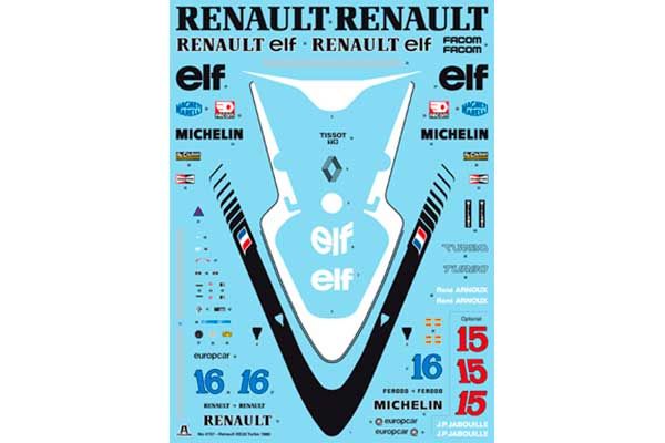 RENAULT RE 20 Turbo (Italeri 4707) 1/12