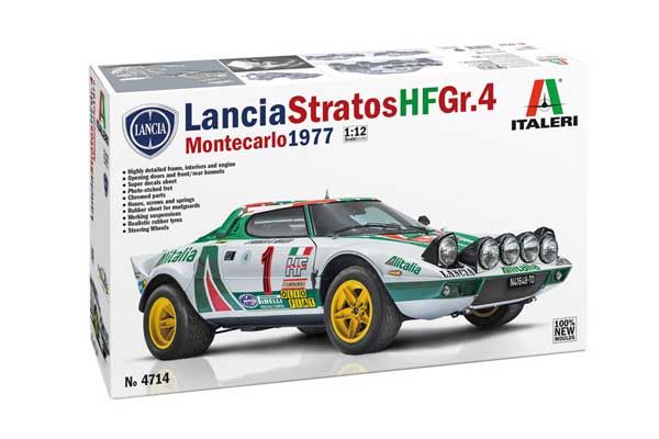 Lancia stratos HF Gr.4 Monte Carlo 1977 (Italeri 4714) 1/12