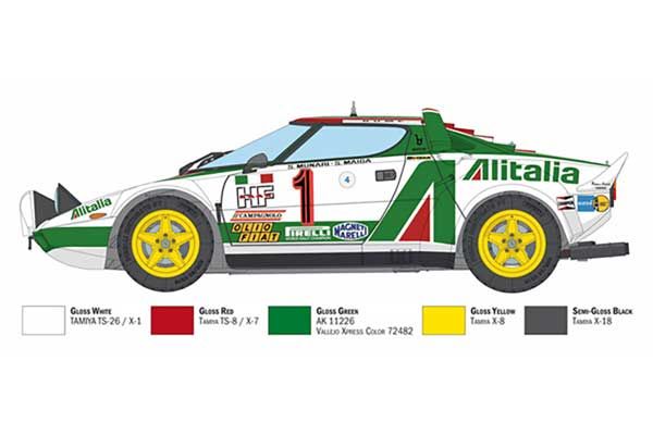 Lancia stratos HF Gr.4 Monte Carlo 1977 (Italeri 4714) 1/12