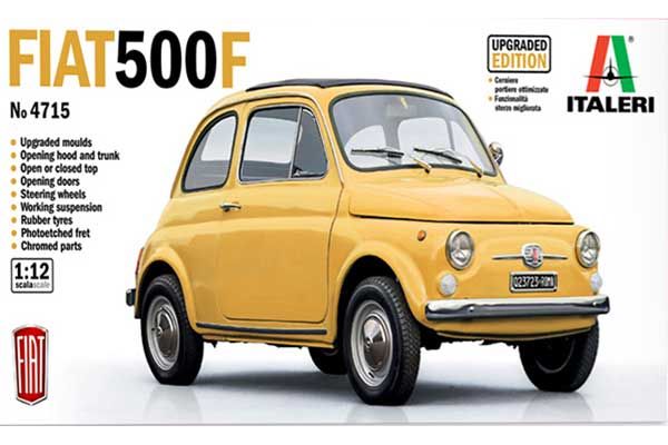 Fiat 500 F Upgraded Edition (Italeri 4715) 1/12 Fiat 500 F Upgraded Edition (Italeri 4715) 1/12