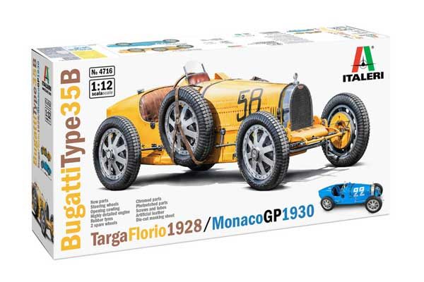 Bugatti Type 35B - Targa Florio '28 / Monaco GP '30 (Italeri 4716) 1/12