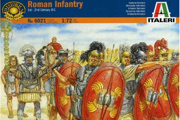Римская пехота I ст. до н. е. (Italeri 6021) 1/72 Римская пехота I ст. до н. е. (Italeri 6021) 1/72
