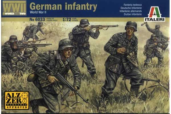 Немецкая пехота (Italeri 6033) 1/72 Немецкая пехота (Italeri 6033) 1/72