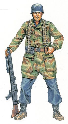 Немецкие десантники 6045 (Italeri 6045) 1/72