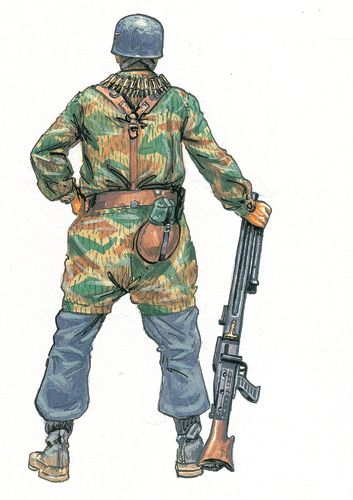 Немецкие десантники 6045 (Italeri 6045) 1/72