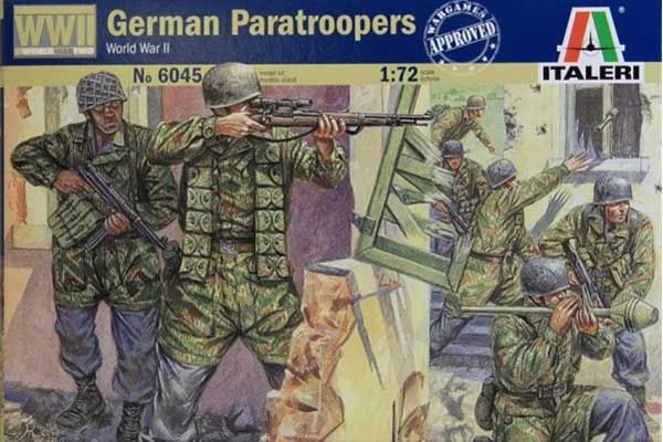 Немецкие десантники (ITALERI 6045) 1/72 Немецкие десантники (ITALERI 6045) 1/72