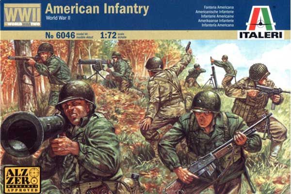 Американская пехота (Italeri 6046) 1/72 Американская пехота (Italeri 6046) 1/72
