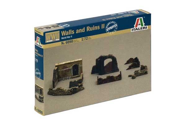 Стены и руины (Italeri 6090) 1/72