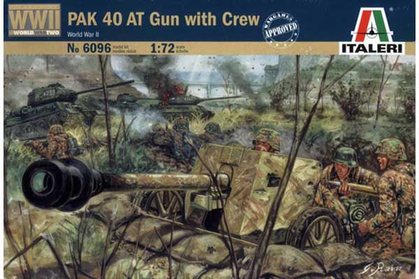 Противотанковая пушка PAK 40 (Italeri 6096) 1/72 Противотанковая пушка PAK 40 (Italeri 6096) 1/72