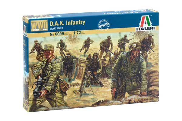 Пехота немецкого африканского корпуса (ITALERI 6099) 1/72