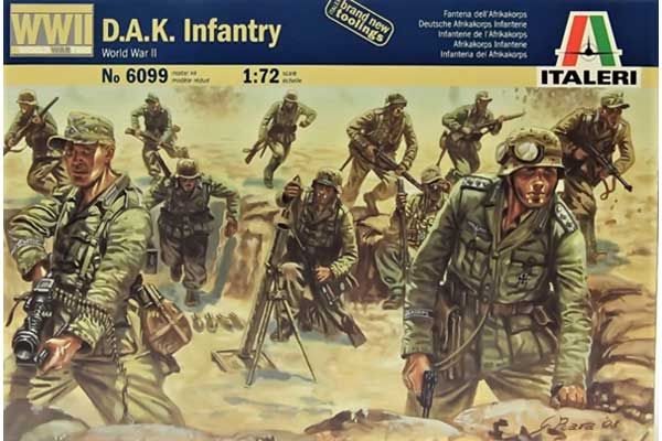 Пехота немецкого африканского корпуса (ITALERI 6099) 1/72 Пехота немецкого африканского корпуса (ITALERI 6099) 1/72