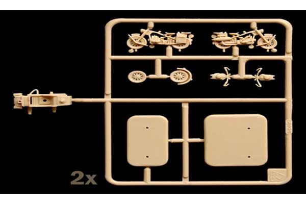 Немецкие мотоциклы (Italeri 6121) 1/72