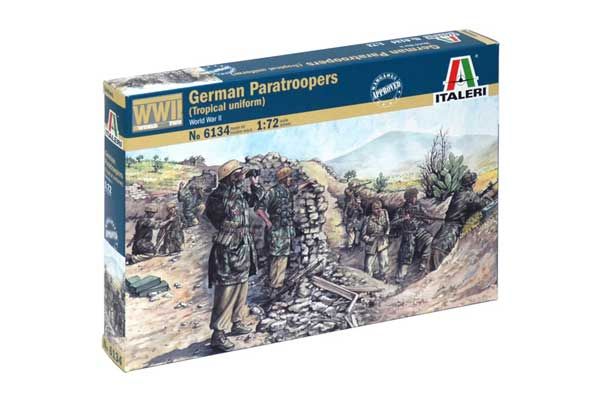 Немецкие парашютисты (тропическая форма) (Italeri 6134) 1/72