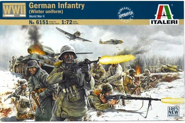Немецкая пехота (зимняя форма) (Italeri 6151) 1/72 Немецкая пехота (зимняя форма) (Italeri 6151) 1/72