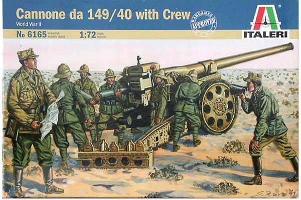 Cannone da 149/40 с расчетом (Italeri 6165) 1/72