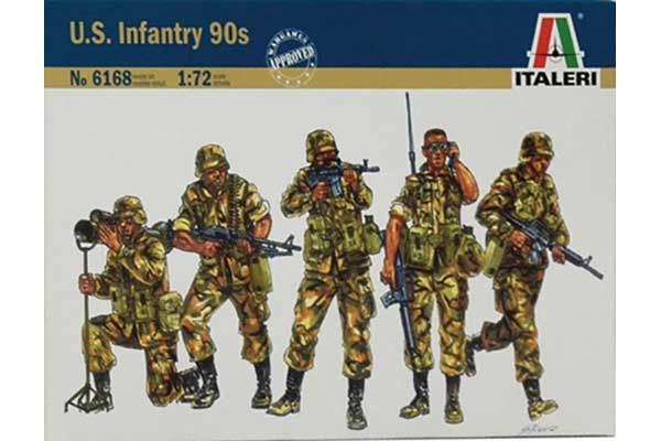 Пехота США 90-х годов (Italeri 6168) 1/72 Пехота США 90-х годов (Italeri 6168) 1/72