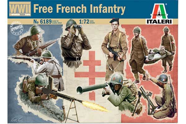 Свободная французская пехота (Italeri 6189) 1/72 Свободная французская пехота (Italeri 6189) 1/72