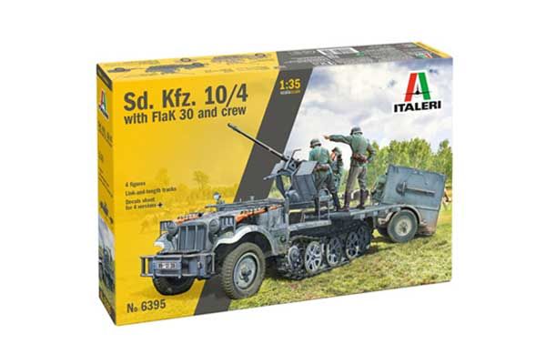 Sd.Kfz.10/4 з Flak 30 і розрахунком (Italeri 6395) 1/35