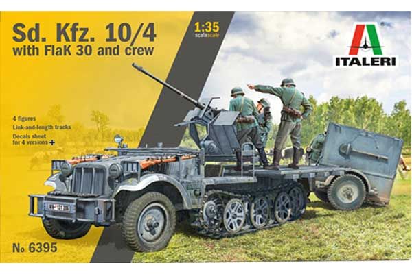 Sd.Kfz.10/4 з Flak 30 і розрахунком (Italeri 6395) 1/35