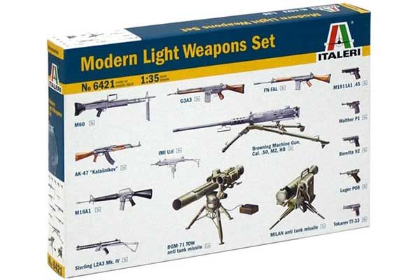 Набор современного легкого оружия (ITALERI 6421) 1/35
