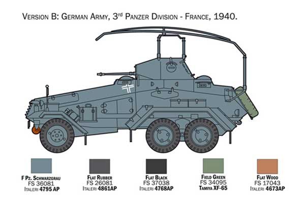Sd. Kfz. 232 6 Rad. (Italeri 6433) 1/35