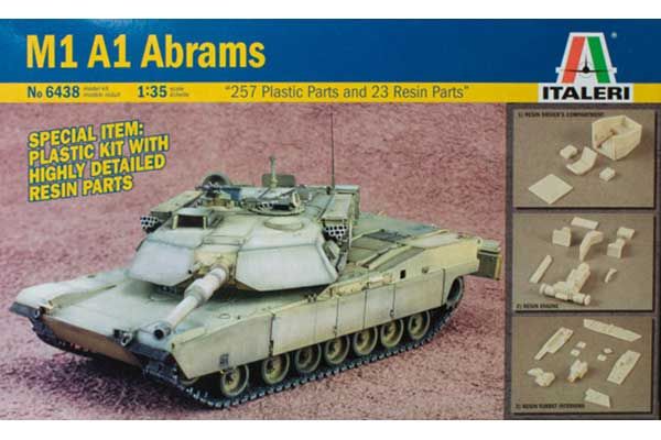Abrams M1A1 (1/35) ITALERI 6438 Abrams M1A1 (1/35) ITALERI 6438