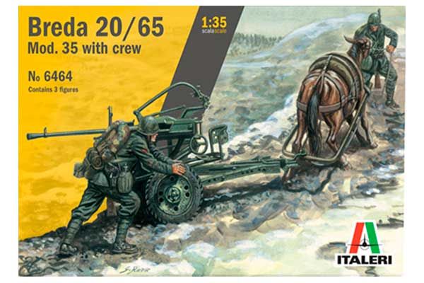Breda 20/65 Mod. 35 с расчетом (Italeri 6464) 1/35 Breda 20/65 Mod. 35 с расчетом (Italeri 6464) 1/35