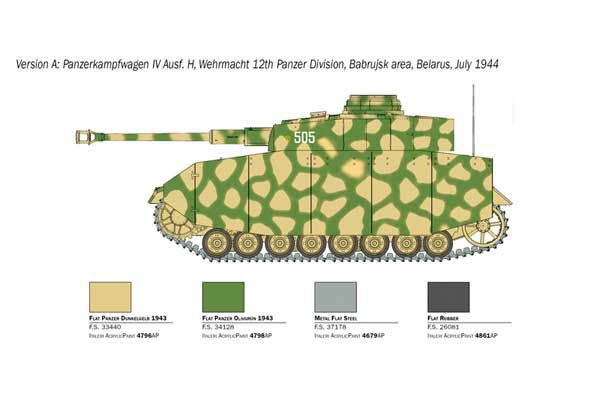 Pz. Kpfw. IV Ausf. H (Italeri 6578) 1/35