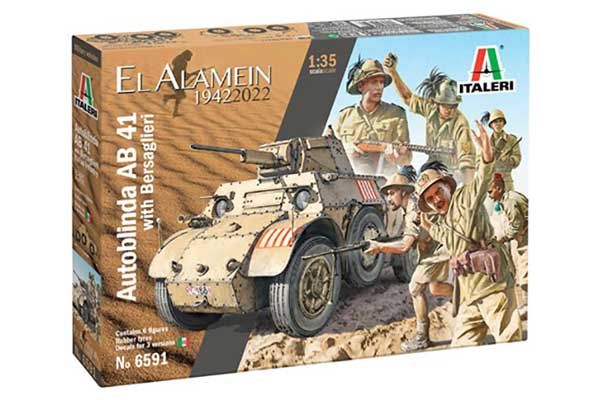 Autoblinda AB 41 з берсальєрами в Ель-Аламейні (Italeri 6591) 1/35